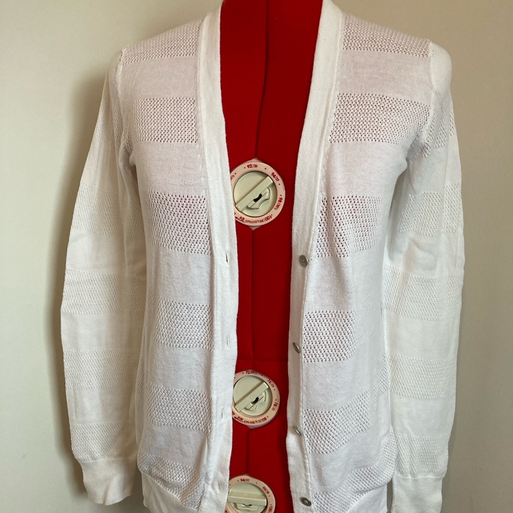GAP Optic White Cardigan